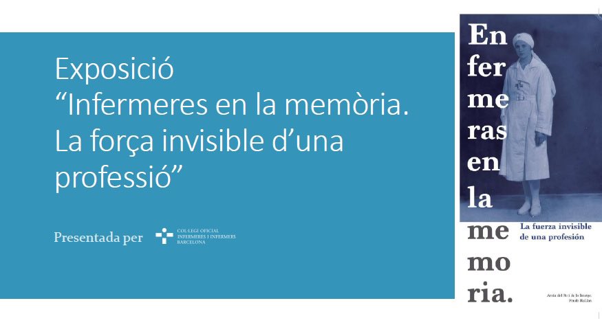 Dijous que ve inaugurem l’exposició “Infermeres en la memòria. La força invisible d’una professió” al #CLÍNIC!

📅 dijous 12/05
🕕 18 h de la tarda 
📍 Sala Farreras Valentí

No us la perdeu!

#MiradaInfermera #InfermeriaCLÍNIC <a href="/COIB/">coib</a> <a href="/UniBarcelona/">Universitat de Barcelona</a>