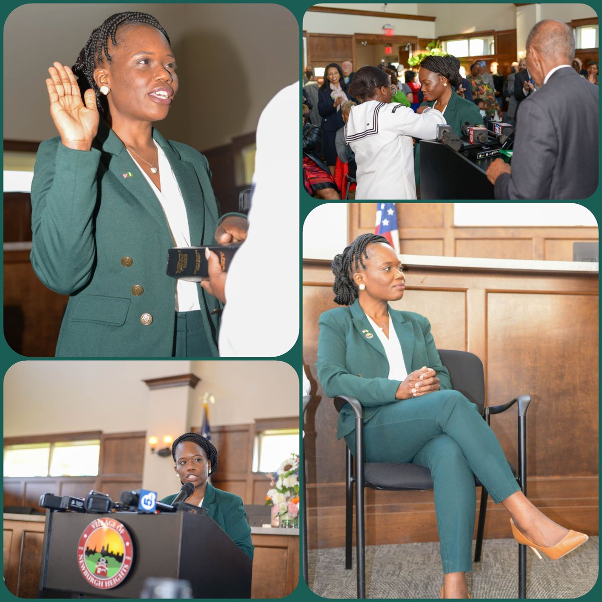 mayorgigitraore's tweet photo. Monday, I paused for the joy for such a time as this and now I'm here. ~Mayor Traore

Celebrated my historic swearing-in as the 1st Black Mayor for the Village of Newburgh Heights, OH. 

📸@NewKirksey #KirkseyPhotography https://t.co/kOyQrqFCJy