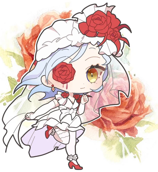 『スカーレットの新婦』ウィラ 調香師

 #第五人格イラスト 