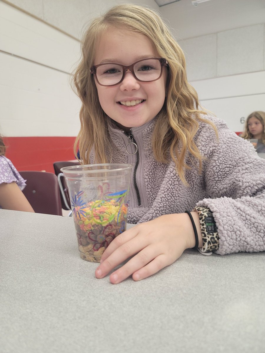 MorganMueth's tweet photo. Today the third graders learned about soil and all of the different layers.  A huge thank you to Ag in the Classroom for the presentation and snack! #redbud132 https://t.co/b6SbCp70XZ