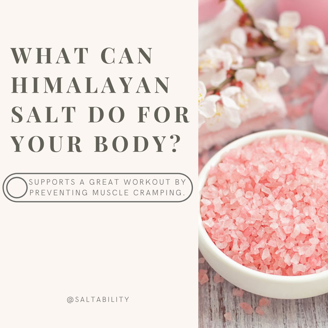saltability's tweet photo. Friendly reminder💗
- Himalayan salt supports a great workout by preventing muscle cramping.
#salttherapy #saltability #himalayansalt #massage #himalayanmassage #himalayanstones #health https://t.co/rl3TeCJao7
