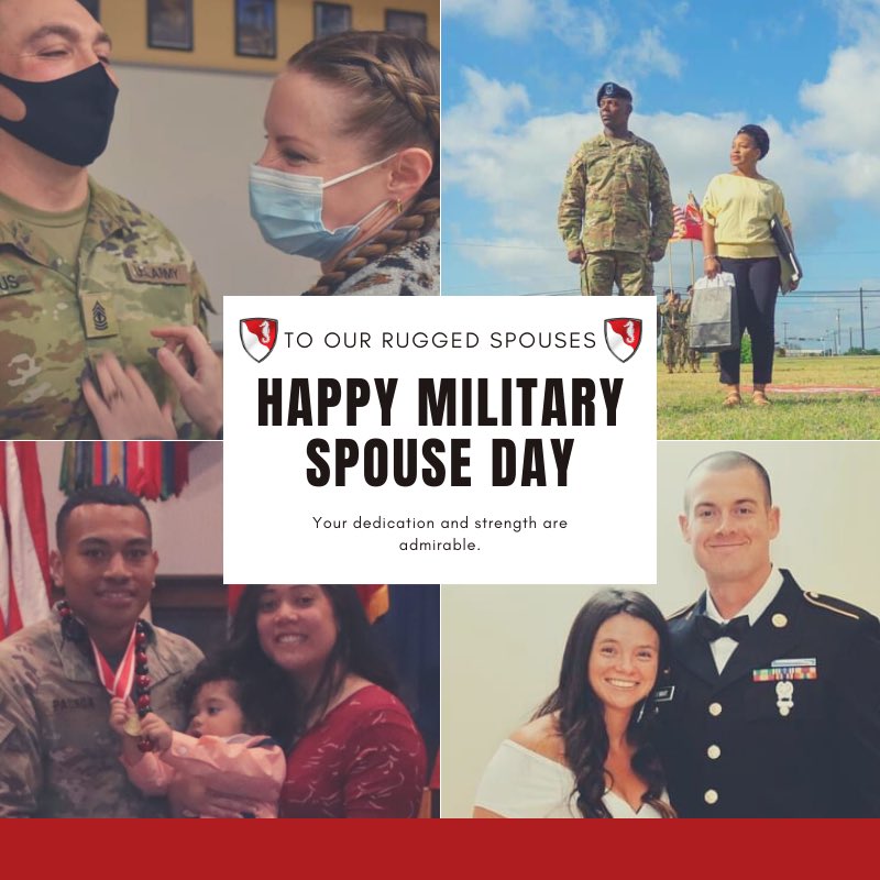 36thENBDE's tweet image. We thank all of our military spouses for their hard work and dedication! You all play an essential part in keeping our Soldiers Rugged and Ready!

#StayRugged #MilitarySpouseAppreciationDay