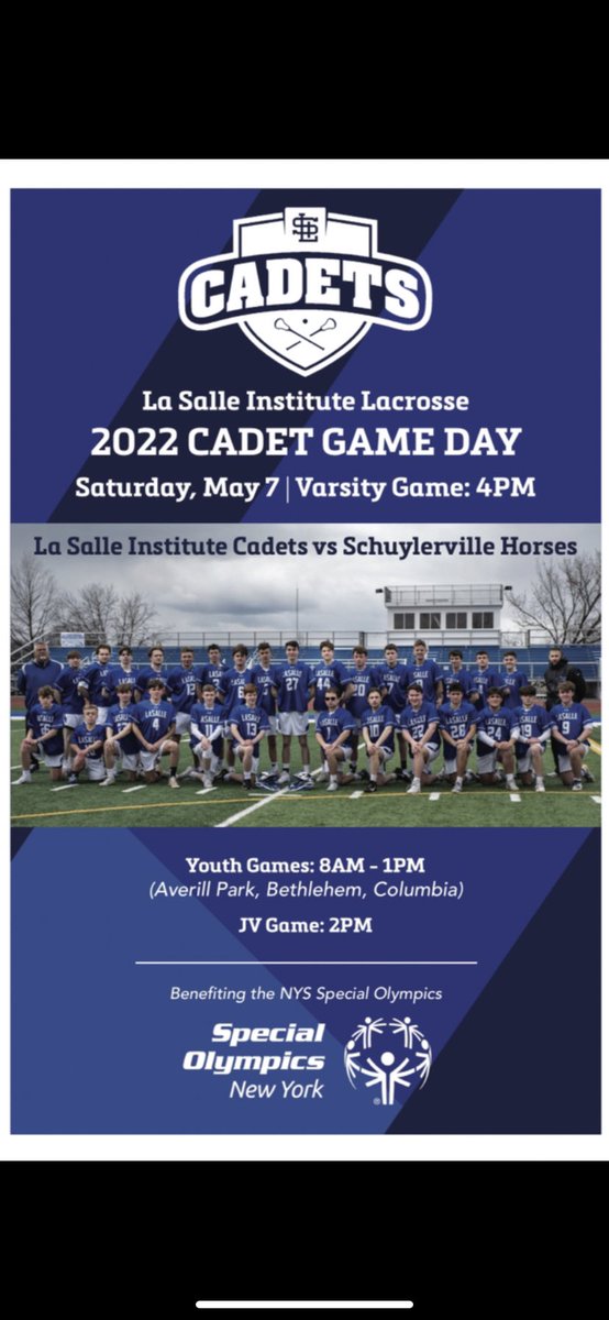 lsilax1's tweet photo. Haven’t been able to do this since 2019. Glad to partner with ⁦@SpecOlympicsNY⁩ and help athletes support athletes. Food, prizes and lax all day. Proceeds will be donated to ⁦@SpecOlympicsNY⁩. ⁦@WNYT⁩ ⁦@boyleralertTroy⁩ ⁦@WTEN⁩ ⁦@CBS6Albany⁩ https://t.co/tVbnXHekck