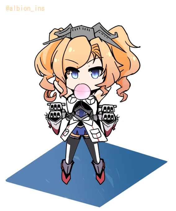 ホノルル_SDVerです!
1h15m

#ホノルル
#艦これ版深夜の真剣お絵描き60分一本勝負 
#艦これ版真剣お絵描き60分一本勝負_20220506 
