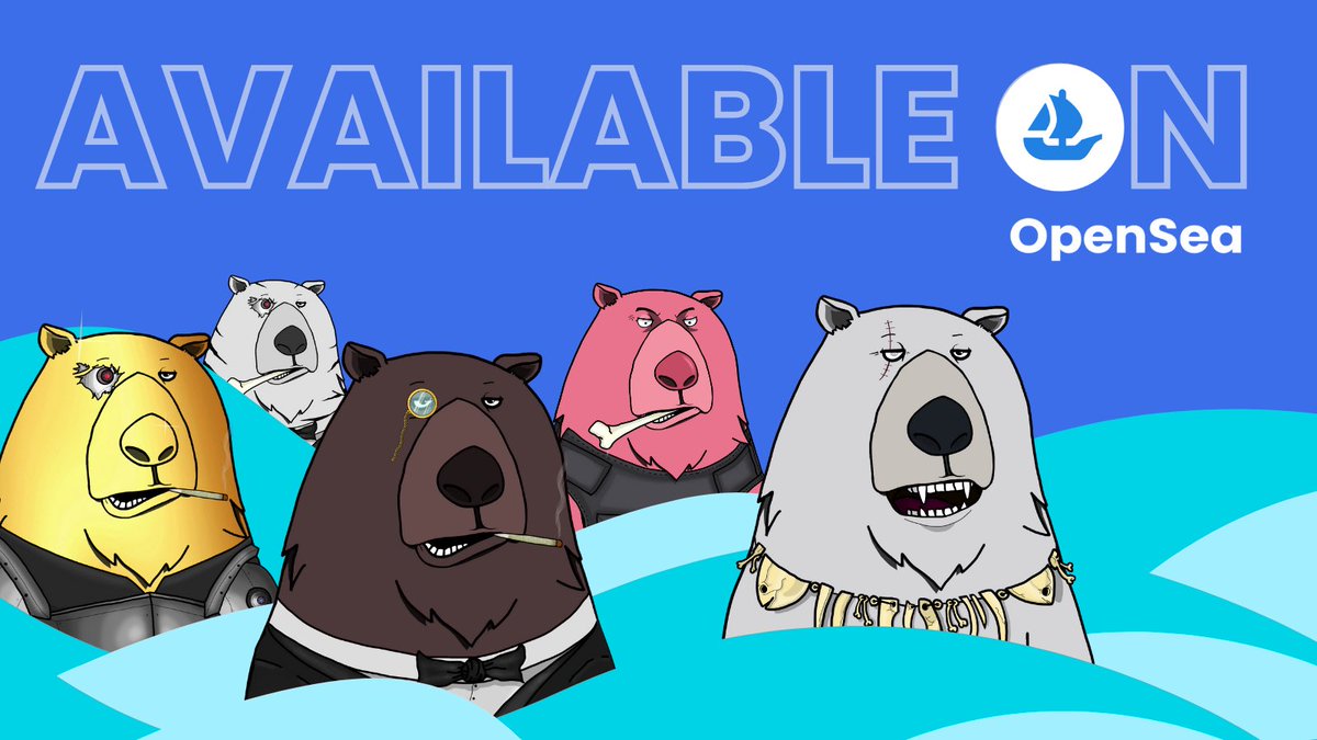 ChoppaBear's tweet photo. AMAZING! 🚀Choppa Bear is Available on OPENSEA! First 25 Bear’s are ready to fight!🐻
Polygon Blockchain 🧬
No gas fee 🔥
Floor price 0,02 eth 🙌
Join our pack of bears⬇️
https://t.co/Fp1miMiyXs
#nft #nfts #nftcollection #nftcollectibles #polygonblockchainnft
#coolanimals https://t.co/9R1MUN114E