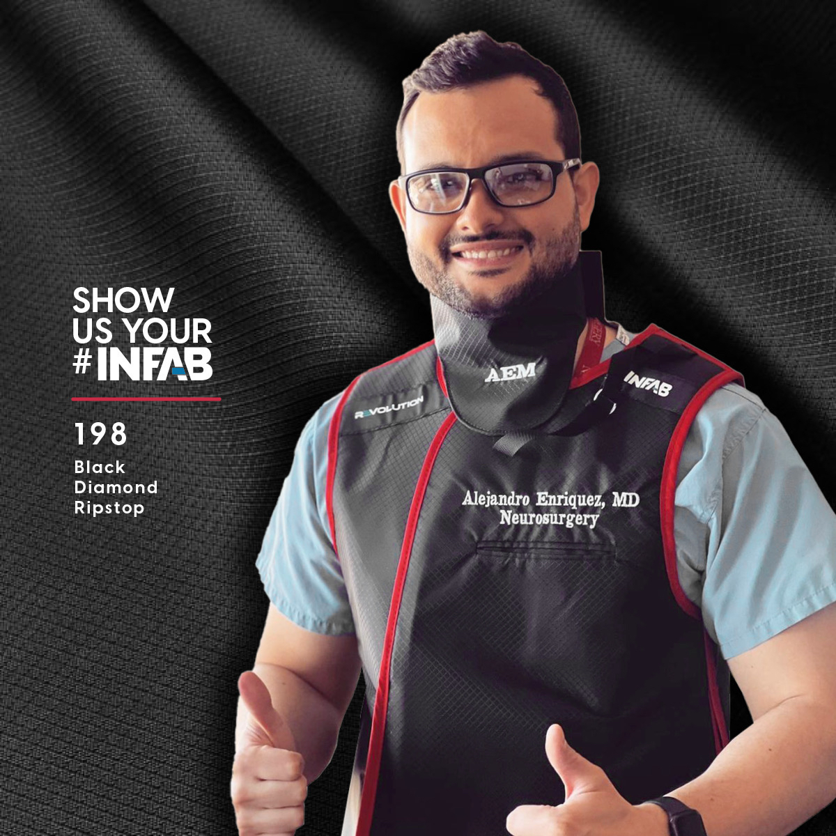InfabCorp's tweet photo. Looking good Dr. Enriquez! Good work on those endovascular and spinal cases.
#ShowUsYourINFAB #INFAB #Neurosurgery https://t.co/FKT7keAZX3