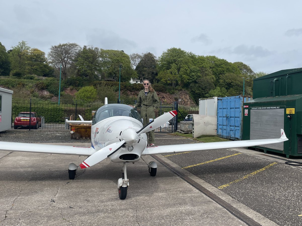 Head Girl Izzy, is on her A.C.P.S course (Air Cadet Pilot Scheme) at Tayside Aviation in Dundee. She is having lessons in the Aquila A211 aircraft and will hopefully take a Solo flight at the end of the course. She is doing a great job representing our School and CCF.