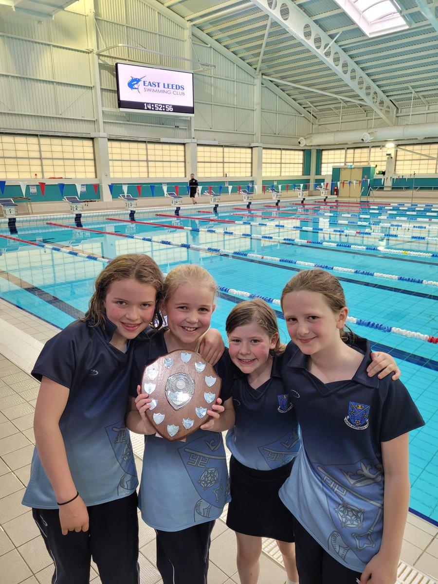 StPetersJSport's tweet photo. What a brilliant days swimming at the HMC championship. The U9 girls ended up overall HMC champions. The U9 boys were 2nd, U10 girls 3rd, U10 boys 4th, U11 girls 2nd and U11 boys 7th. What a great day! https://t.co/uW331BbC1s