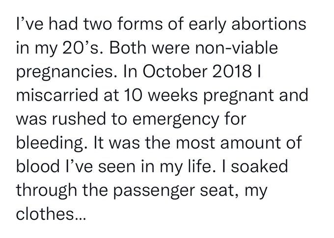 my thread on my experience with early abortion:   1. https://t.co/BXsknWBes6