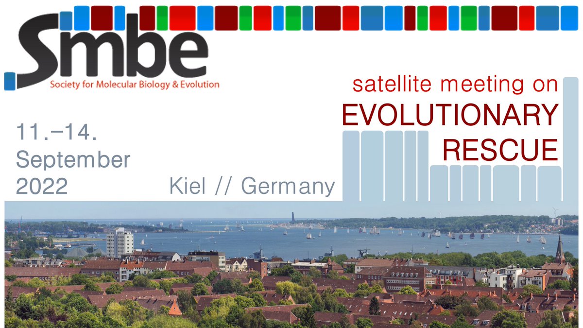 SMBE Satellite on Evolutionary Rescue - Early bird registration is now open! Deadline for abstract submission: 20th June. 
workshops.evolbio.mpg.de/event/57/
Anything from rapid adaptation to global change to antibiotic resistance and more! Co-organized with 
<a href="/reidbrennan/">Reid Brennan</a>
<a href="/HildegardUecker/">Hildegard Uecker</a>