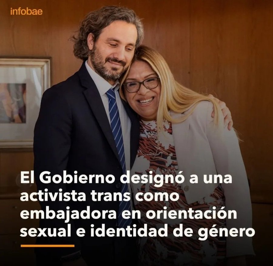 RevPrevencia's tweet photo. #Argentina, oficializan creación de un nuevo cargo para Alba Rueda, #trans que abordara temas en orientación de #género. 
.
.
.
.
#prevencia
https://t.co/vbOhHo2rNl https://t.co/fHFrvNmOlu