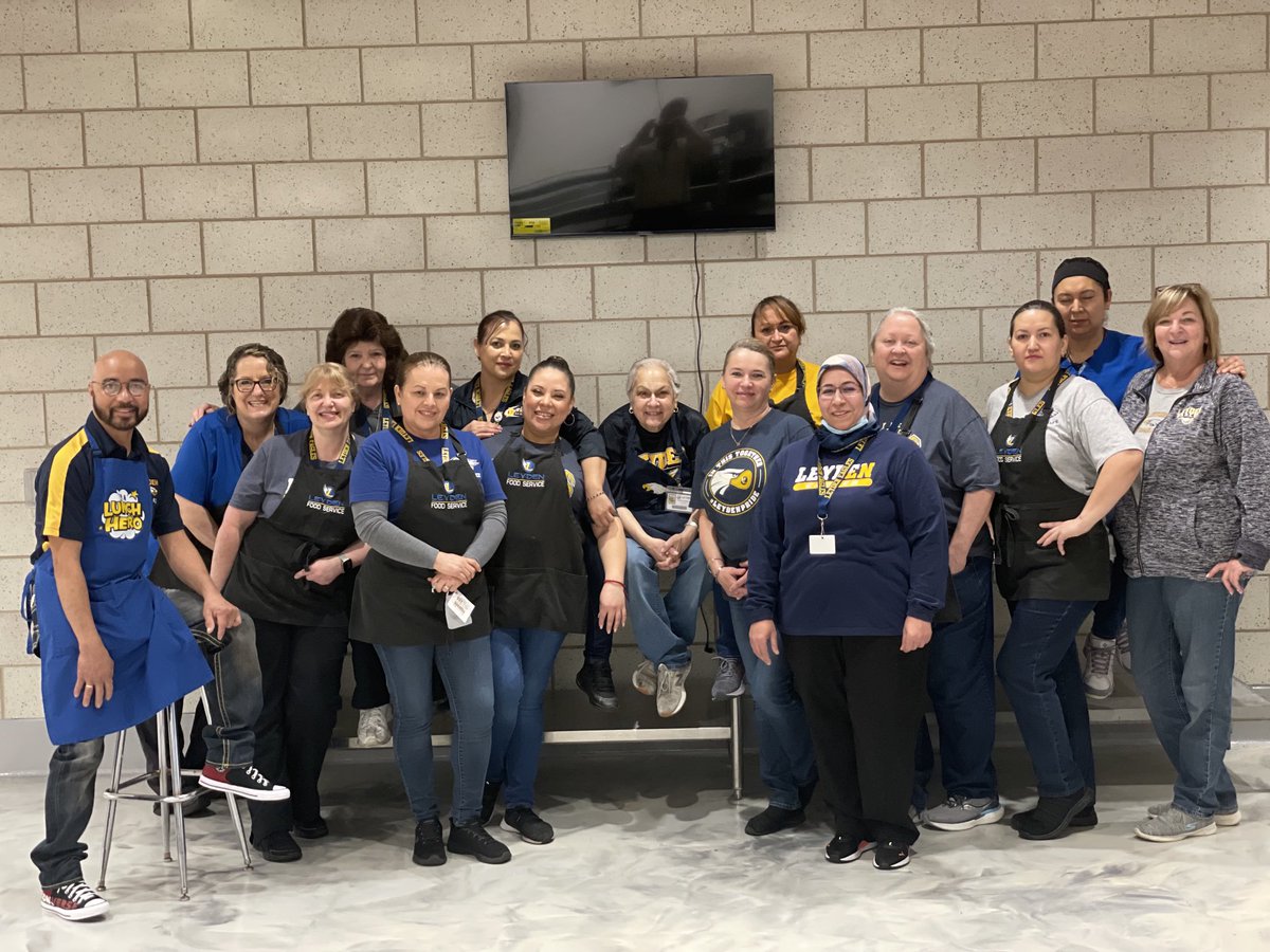 Happy National Lunch Hero Day to the real MVPs! This group has adapted to everything that has been thrown at them over the last 2 years. Even through Covid they were here day in &amp; day out feeding the families in the community. They exemplify #leydenpride ⁦<a href="/leydenpride212/">Leyden High Schools District 212</a>⁩