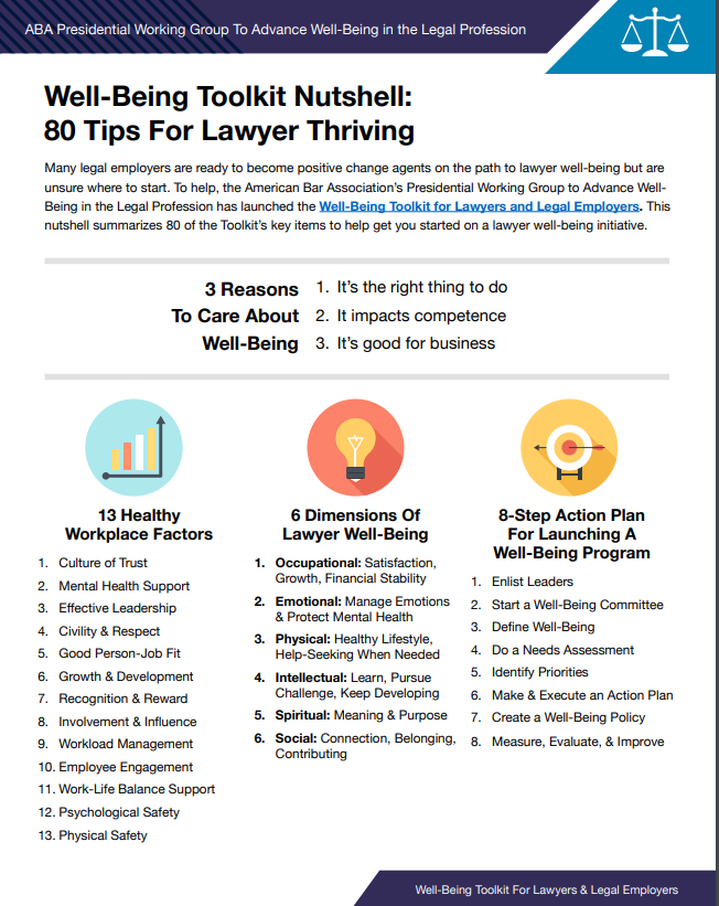TheFlaBar's tweet photo. We are one of many PROUD sponsors of #WellBeingInLawWeek, b/c - like @wellbeinginlaw - we believe when organizations support our well-being, our members are better able to make good choices that allow them to thrive & be their best for their clients, colleagues & communities.
3/ https://t.co/5ruwYWgpGf