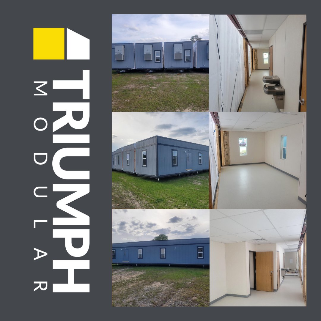 triumphmodular's tweet image. We got a sneak peek at Whitley Manufacturing of our freshly constructed quad modular office. The possibilities are endless with modular! #redefiningmodular #triumphmodular #construction #madeintheusa