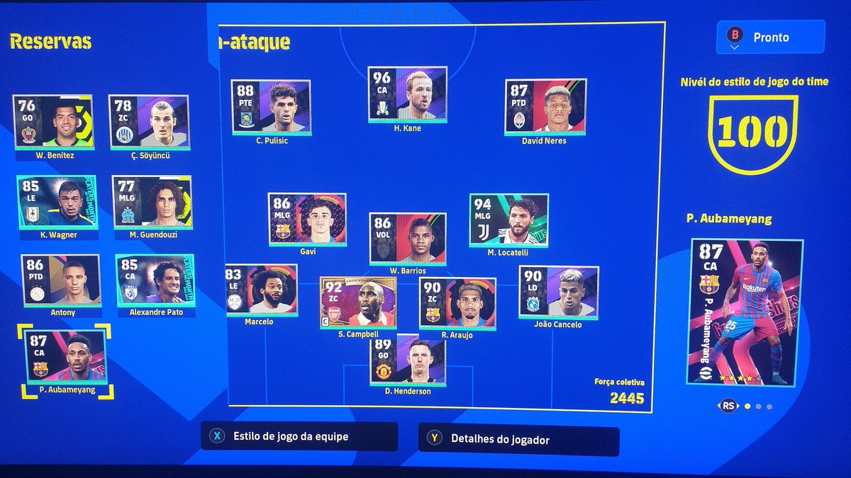 Real Gravataí, time humilde pra jogar a segundona, pra chegar na primeira vamos ter que contratar reforços. #eFootball, #eFootball2022