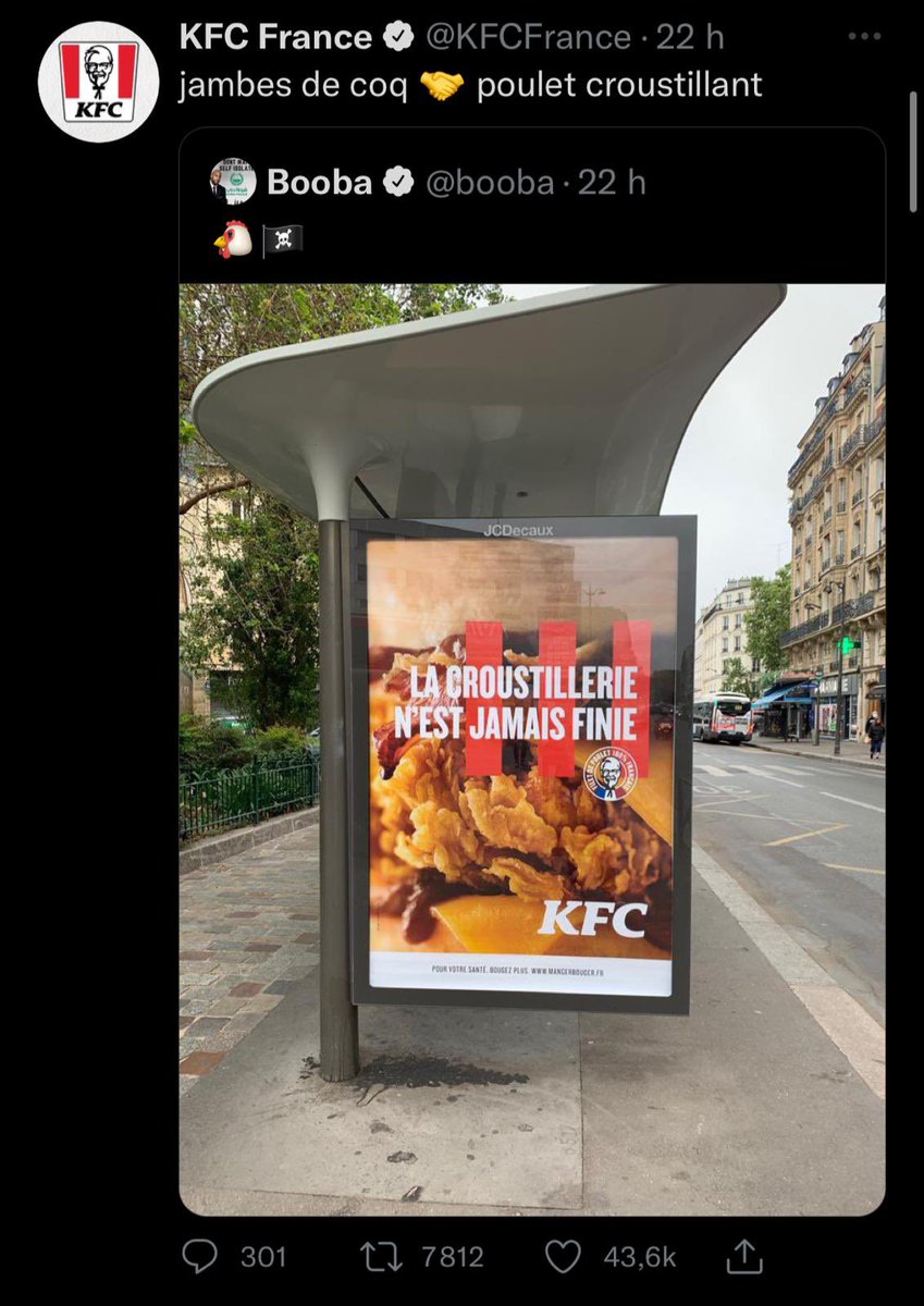booba's tweet image. Ah vous voulez joueeyyyy @KFCFrance 🤣🤣🤣🤣🤣🤣🤣🦅