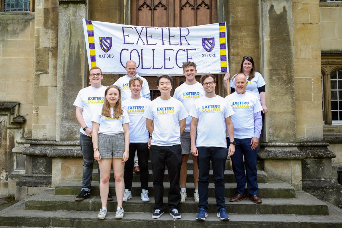 ExeterCollegeOx's tweet photo. This Sunday, a team of Exeter College students, staff and fellows will be running the Oxford Town and Gown 10km to raise money to provide a scholarship for a Ukrainian refugee to come to Exeter College. 🏃

Join us in cheering them on and sponsor the team: https://t.co/PQ7wbDU28V https://t.co/btPDU4FWSU