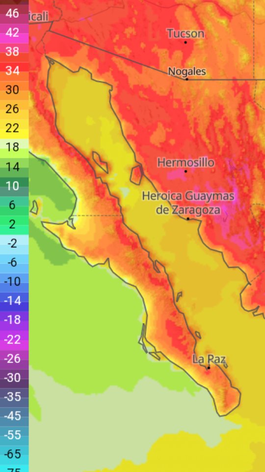 Pulsar592's tweet photo. Sonora hoy 6/5/22 Cielo Mayormente despejado y Máx de 40 a 42 Grafos Centro y Sur del Estado..Coahuila y Nuevo León Con Tormentas dispersas. https://t.co/t3RCi8gi2v
