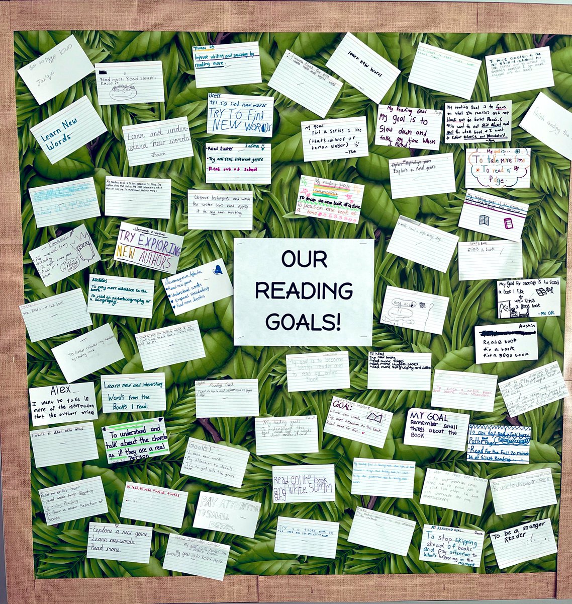 crystal_hrce's tweet photo. Grade 7s @ClaytonParkJH1 have set reading goals that will be tracked through individual conferences during book clubs! #conferring #goals @HrceLiteracy @MrJLangille @JohnstKM @HRCE_NS https://t.co/xmya9xLJdw