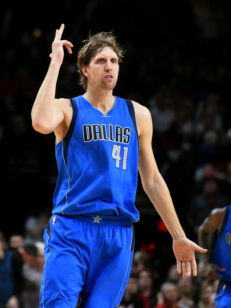 LegionHoops's tweet photo. Dirk Nowitzki: 

“I keep thinking whether the last two years in the NBA were really worth it.”

“If I had quit two years earlier, I could probably move better today and play soccer with the kids sometimes. I can't do that at all now.”

(via @AlexKennedyNBA) https://t.co/vdomhZWLCn