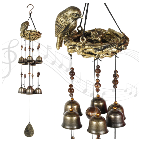 SandRshop21's tweet photo. Birds Nest Windchime with 2 levels of bells are sooo delicate and soothing to hear! See the details over on our website! #birdsnestdecor #birdsnestwindchime #bellswindchime #birdsnestbells #birdsnest
https://t.co/34foEpyBRq https://t.co/ww2h2irqdM