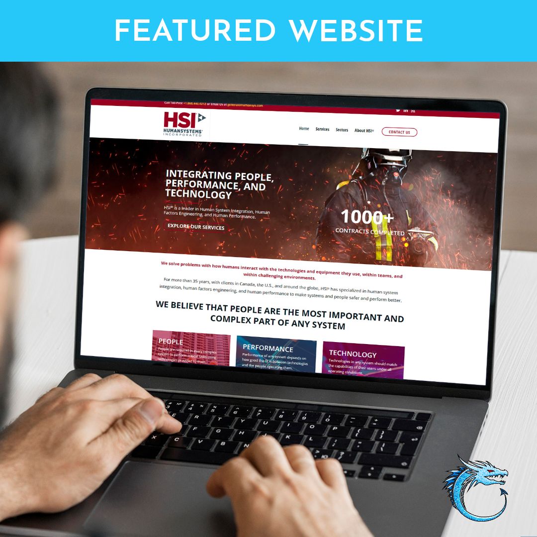 cryodragon's tweet photo. We recently worked with HumanSystems Incorporated (HSI) to revamp their website. They specialize in human system integration, human factors engineering, and human performance to make systems and people safer and perform better. Congrats on your new site! https://t.co/UfzViHmujL