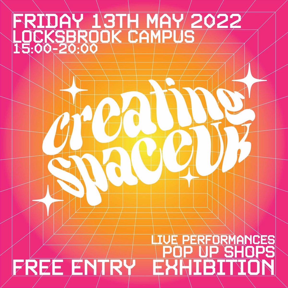 artdesignbsu's tweet photo. A student-run platform event at #LocksbrookCampus next week, to help fellow artists/designers to exhibit, perform and sell work in a friendly, comfortable environment. BYO drinks.
Follow @creatingspaceuk for updates on the artists + the journey towards making the event happen. https://t.co/NXIntbDwve