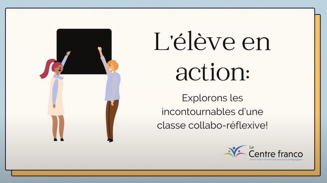 L’enregistrement de la conférence dans le cadre de la série Propulsion «L’élève en action! Explorons les incontournables d’une classe collabo-réflexive! » avec @Daph_Wallbridge est disponible pour une durée de 30 jours! 
🌐 lecentrefranco.ca/serie-propulsi…
#InstduCentre #sériePropulsion