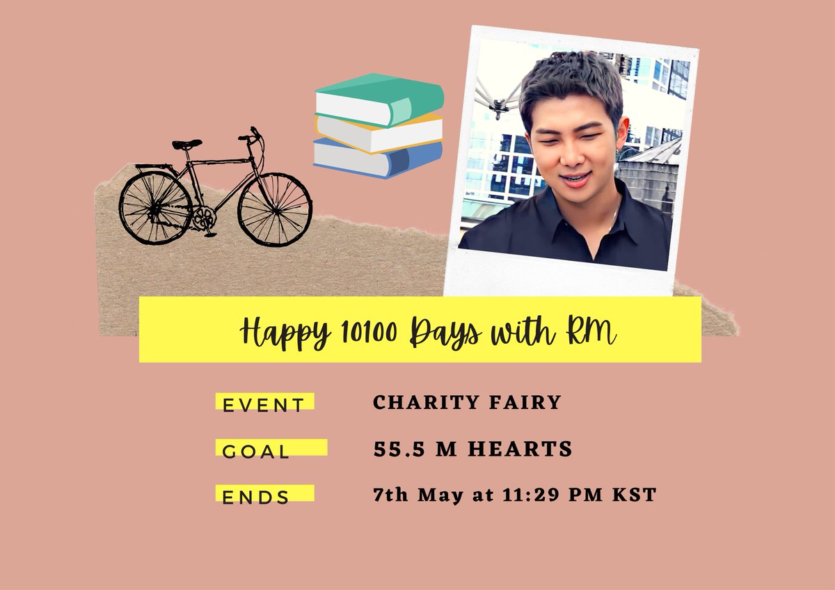 tannies_voting's tweet photo. 🐨👼|#Happy10100DaysWithRM 🎉🎊

 Charity Fairy Event {𝐂𝐇𝐎𝐄𝐀𝐄𝐃𝐎𝐋} for #RM_10100Days has started. aRMy please cast ur votes on #RM's 𝗖𝗢𝗠𝗠𝗨𝗡𝗜𝗧𝗬 posts.

🎯Goal :   𝟱𝟱. 𝟱 𝗠 𝗛𝗲𝗮𝗿𝘁𝘀

🎁Reward : ₩500k ($420) will be donated in the name of RM 

#방탄소년단RM https://t.co/QDBHnBjjo1