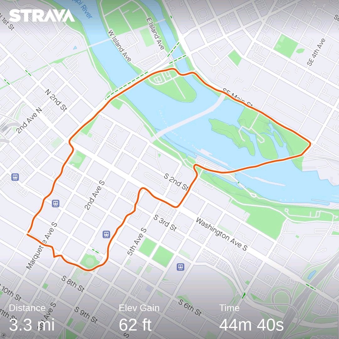 DanielePaserman's tweet photo. Nice 5k-ish walk in Minneapolis #SOLE2022 https://t.co/JuNUA66TdB https://t.co/pRlPeNWc2G