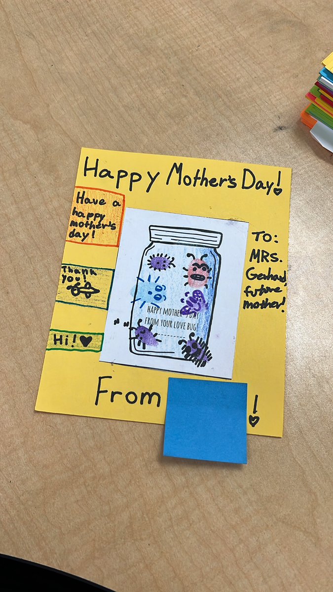 CDGerhard's tweet photo. If anyone needs me, I'll be over here sobbing! 😭 I have some of the sweetest kiddos! ❤️❤️❤️ #TeacherAppreciationWeek #MyBonusBabies https://t.co/EIVtHRzhxO