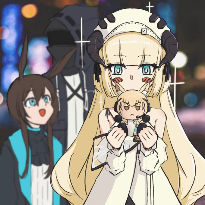 ニアール人形を買ってもらうナイチンゲール+おまけ
#Arknights  #アークナイツ #明日方舟 