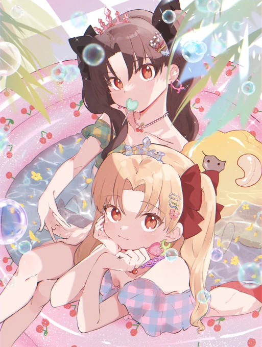 夏のイシュタル&エレシュキガル🍒

 #Fate  #FGO #FateGO 