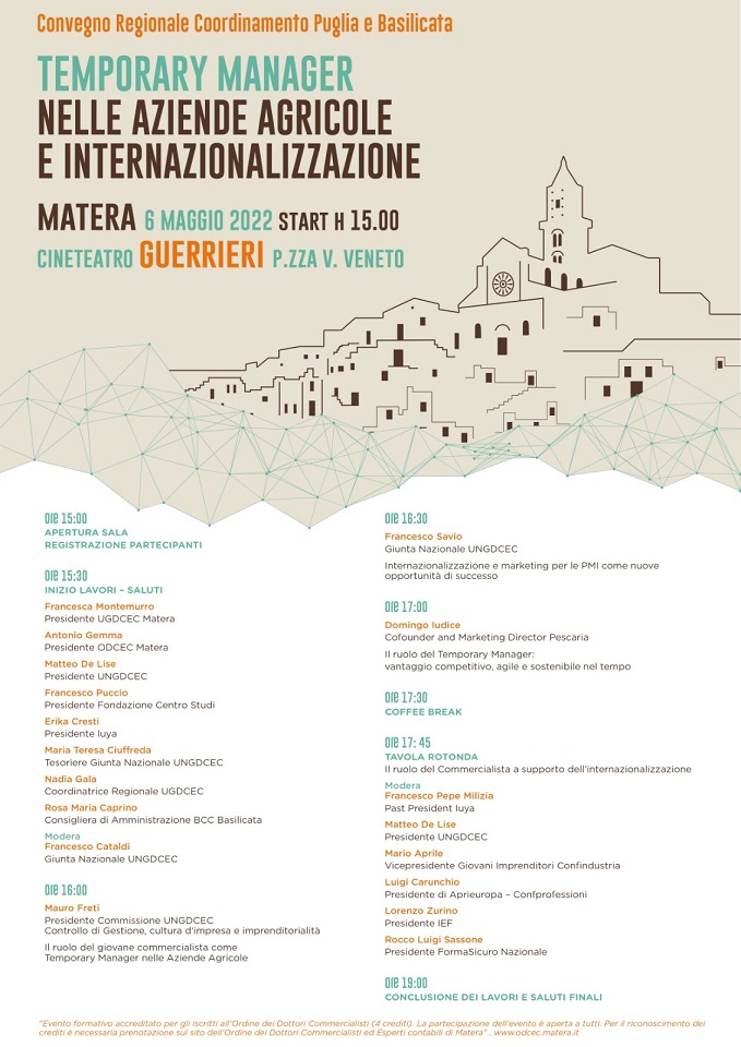 BccBasilicata's tweet photo. La consigliera #BccBasilicata Rosa Maria Caprino per l'Unione Giovani Commercialisti di #Matera, nel Convegno sul ruolo del Temporay Manager per l'impresa agricola e turistica, settori di strategica importanza per la crescita e lo sviluppo futuro del nostro territorio.
#cisiamo https://t.co/MP6pi0tDgA