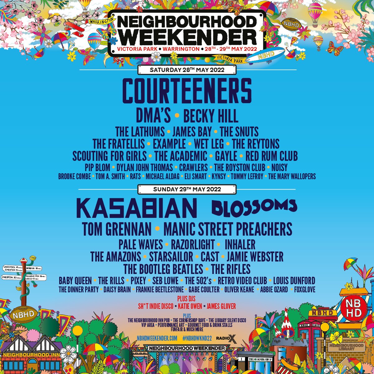 nbhdweekender's tweet photo. 🚨 LINE-UP UPDATE: @JamieWebster94 will now perform on Sunday 29th May, and @Scouting4Girls will perform on Saturday 28th May. We can't wait to see them both at #NBHDWKND22 🙌

Saturday is sold-out. Very limited number of Sun &amp; Weekend tickets remaining >> https://t.co/WhUXzU6hE7 https://t.co/yIeKHhoZm9