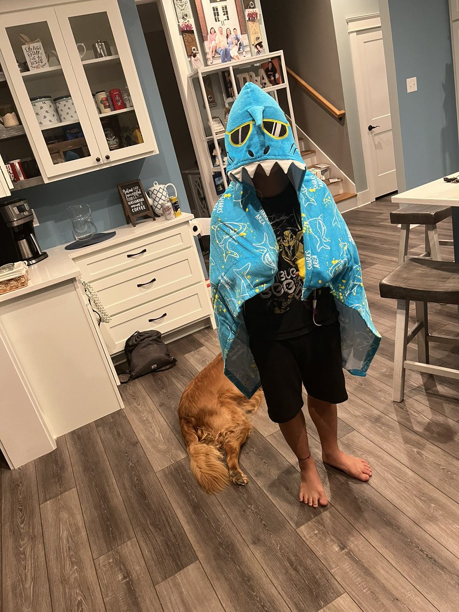 hedden4heaven's tweet photo. I bought Isaiah a new beach towel. 
He was holding it up to show Nannie. 
She didn’t understand what she was looking at and said, “is it a surfboard?”
He said, “no, it’s a towel.”
#LifeIsNeverDull https://t.co/gGy8crgxmh