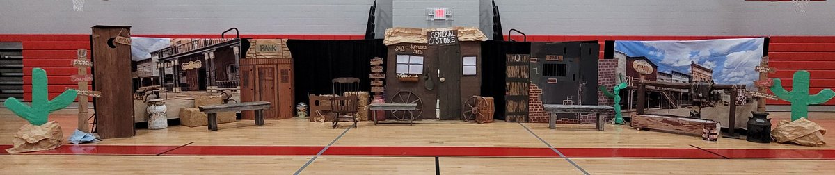 The day is finally here! Opening night for Burns Middle 1st ever play.  Show starts at 7pm with another tomorrow at 2pm.  Tix are $5.  Looking forward to a night of laughs.  Break a leg kids!