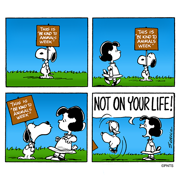 Snoopy's tweet photo. Did you know this week was #BeKindToAnimalsWeek? It's not too late to show love to the creatures around you! https://t.co/fOLkTvPz6e