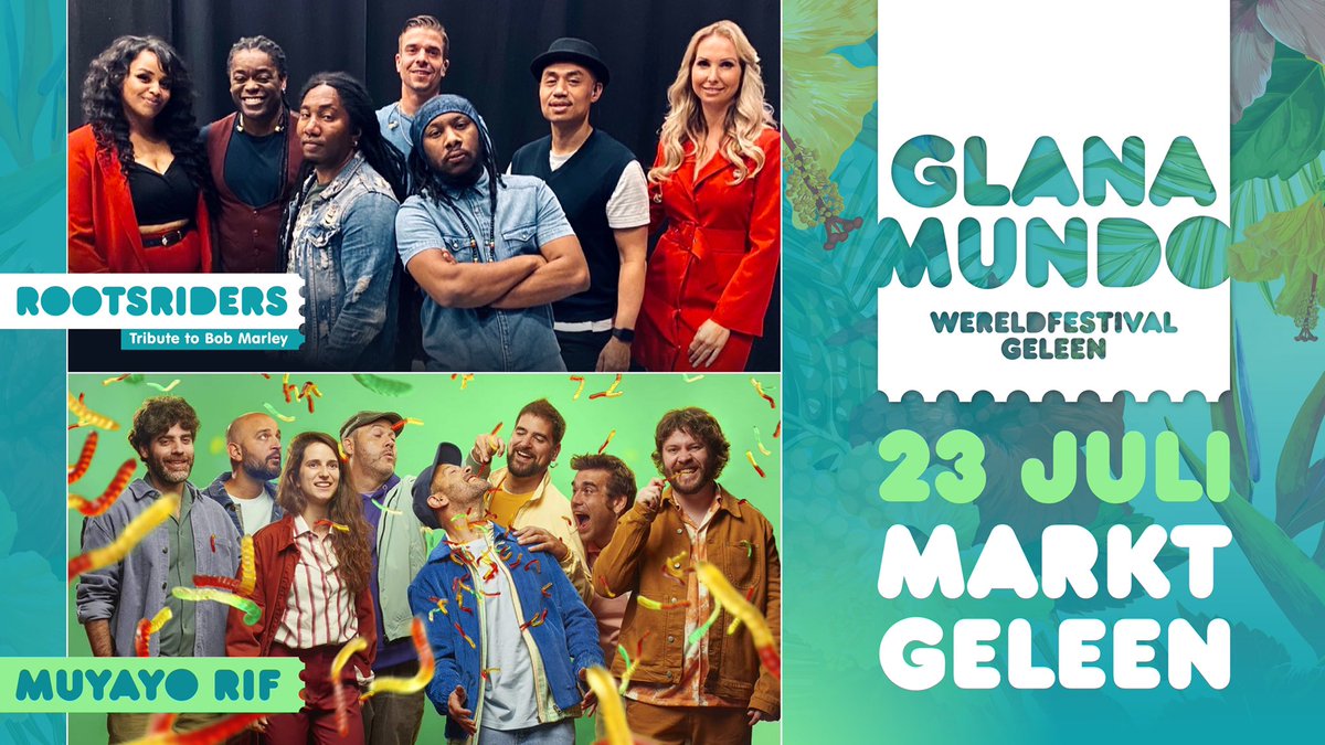 Glanamundo's tweet image. Ben jij erbij? Zaterdag 23 juli, Markt #Geleen. Gratis entree. Zie voor meer informatie onze Facebookpagina.