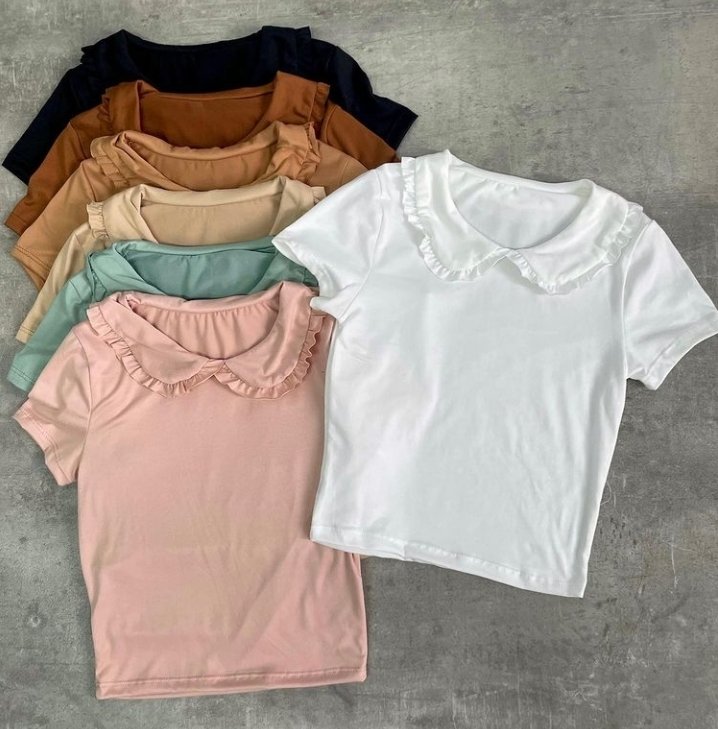 Remeras con cuello bebé ❤