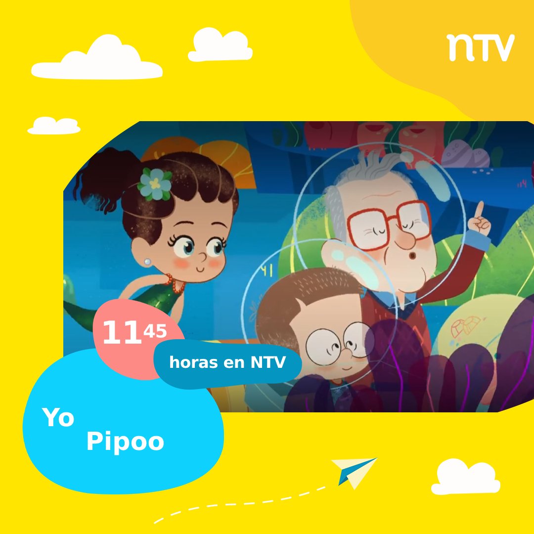 NTVChile's tweet photo. 😍🤩😃 ¡No digas que no te avisamos! 

Vive un entretenido sábado 7 de mayo en @NTVChile con:

📍 #HolaFlinko (@CNTVChile) 
📍 #MiOrquestaenlacasa (@FOJIChile) (@F_integra)
📍 #MundoPerro (@ZumbasticoST)
📍 #YoPipoo 

📌 Conoce nuestro especial de NTV ➡ https://t.co/EvkMIOqGXH https://t.co/qDaax3fYCE