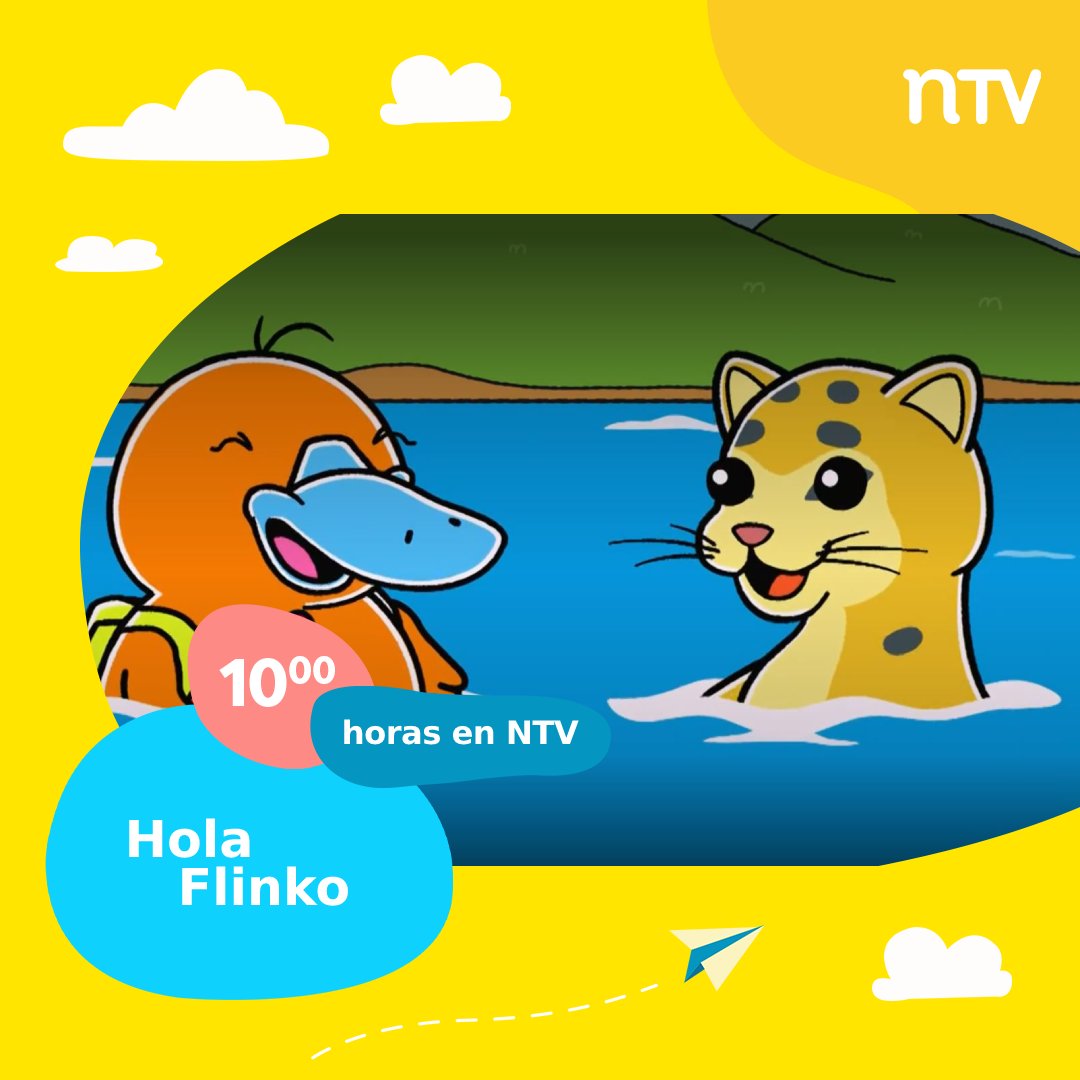 NTVChile's tweet photo. 😍🤩😃 ¡No digas que no te avisamos! 

Vive un entretenido sábado 7 de mayo en @NTVChile con:

📍 #HolaFlinko (@CNTVChile) 
📍 #MiOrquestaenlacasa (@FOJIChile) (@F_integra)
📍 #MundoPerro (@ZumbasticoST)
📍 #YoPipoo 

📌 Conoce nuestro especial de NTV ➡ https://t.co/EvkMIOqGXH https://t.co/qDaax3fYCE