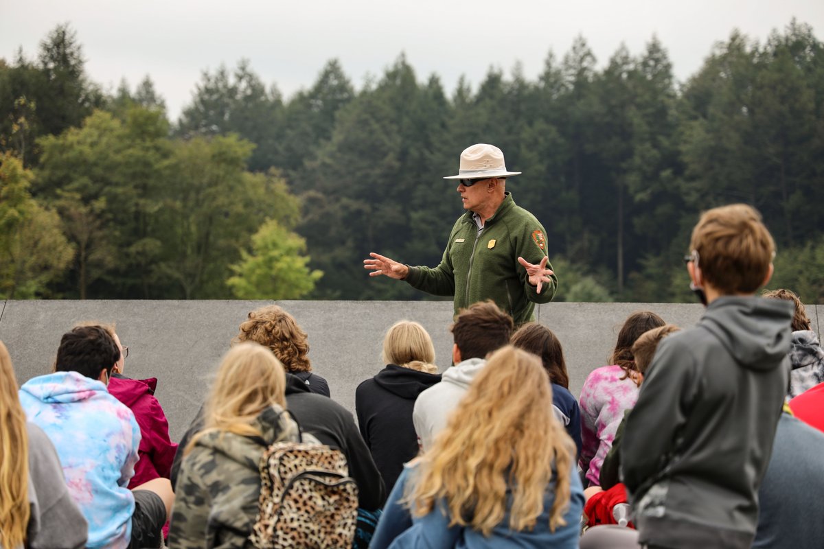 Flight93NPS's tweet photo. Teachers wear many hats and sometimes even ranger hats! Whether you have a teacher, know a teacher, or are a teacher, we salute ALL teachers during #TeacherApperciationWeek!
Who doesn’t have a fond memory of a teacher or story that inspired us?
#ThankATeacher #Honor93 https://t.co/J8SV5OumGB
