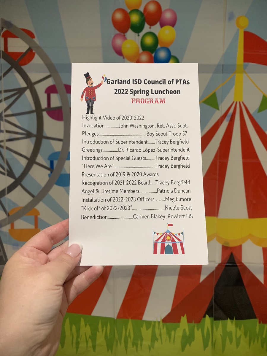 DrRamonaMorin's tweet photo. Step Right Up 🎈Setting the stage for Council PTA luncheon 🎉@gisdengagement #GISDfamily https://t.co/aYFlLmZ7r1
