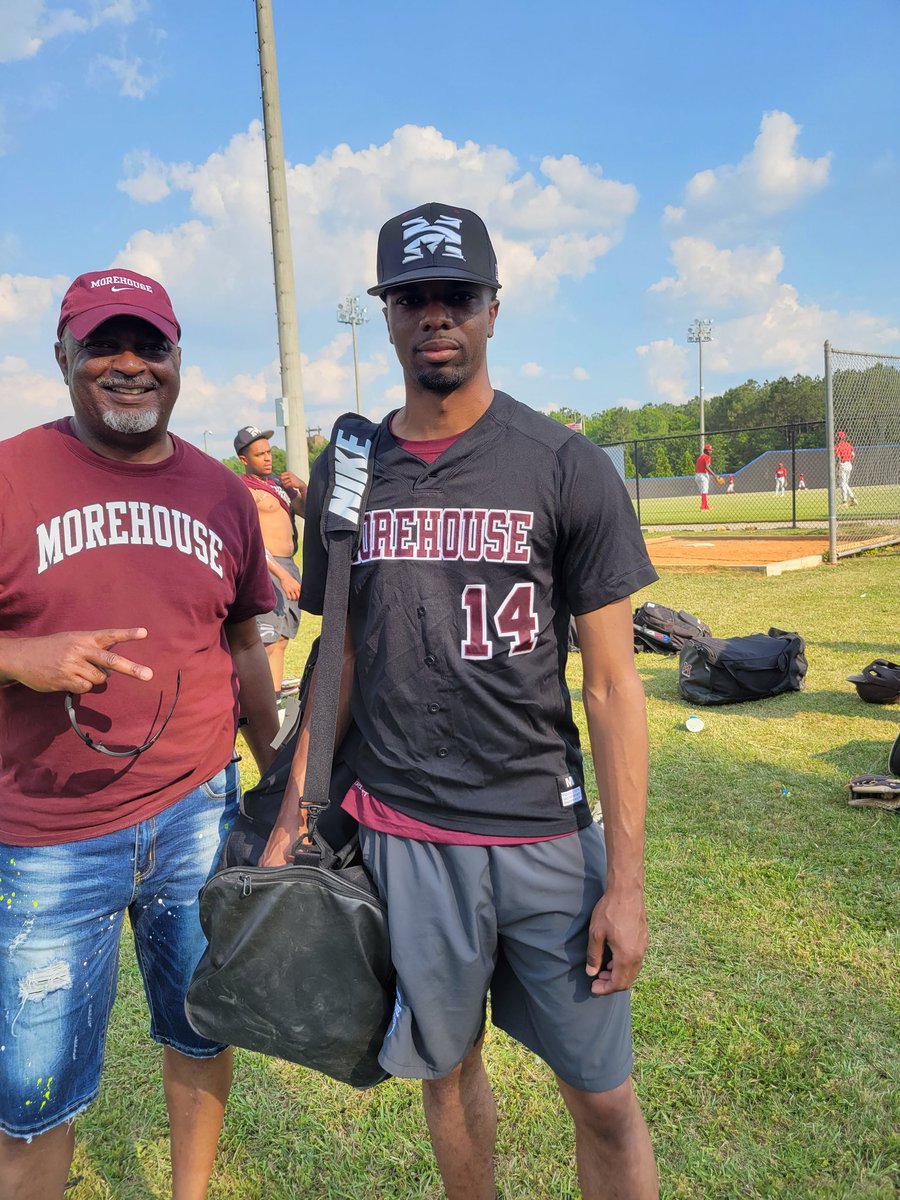 LewisSterling5's tweet photo. @MaroonTigers baseball upsets the Golden Rams of Albany State 5-3 in the 1st game of the SIAC playoffs. @JaySterling_ gets the win as Morehouse got great pitching. @MorehouseNines @Morehouse @TheSIAC #Morehouse22 https://t.co/LtrRr0bvMK