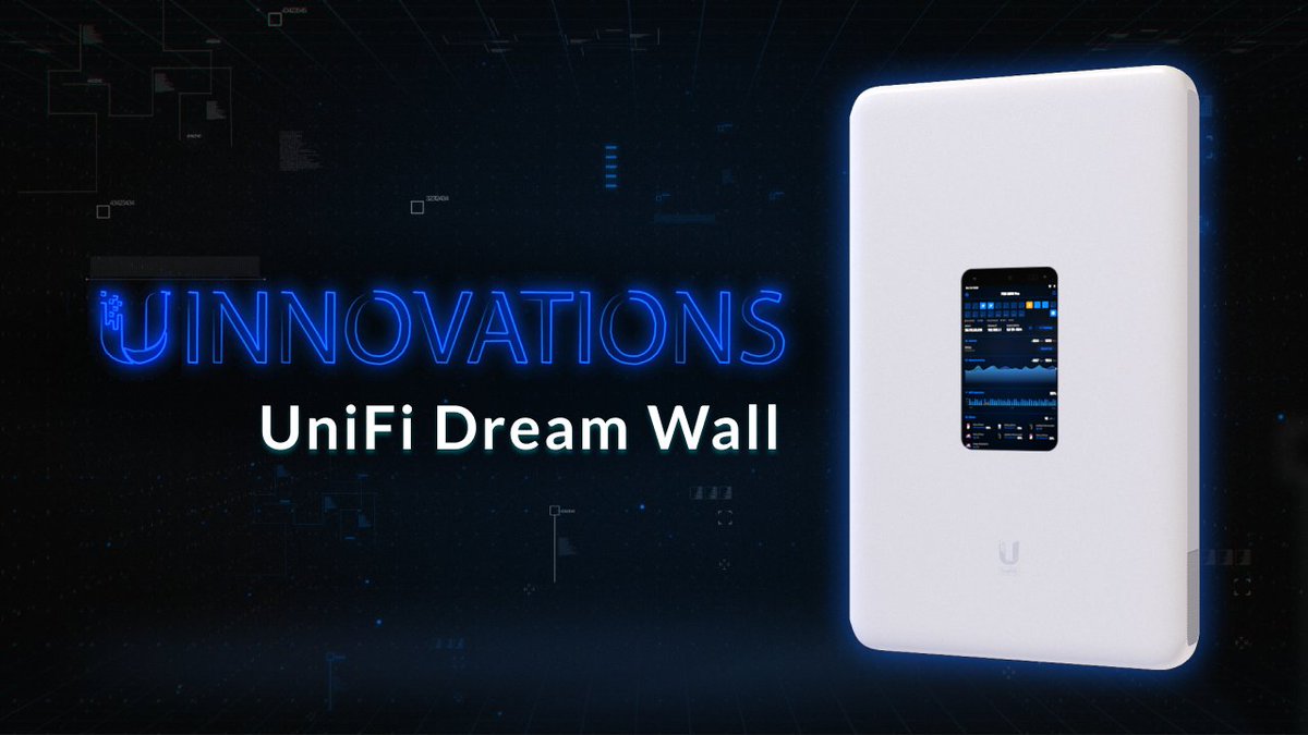 Ubiquiti's tweet image. #UInnovation: UniFi Dream Wall: bit.ly/37msm4n