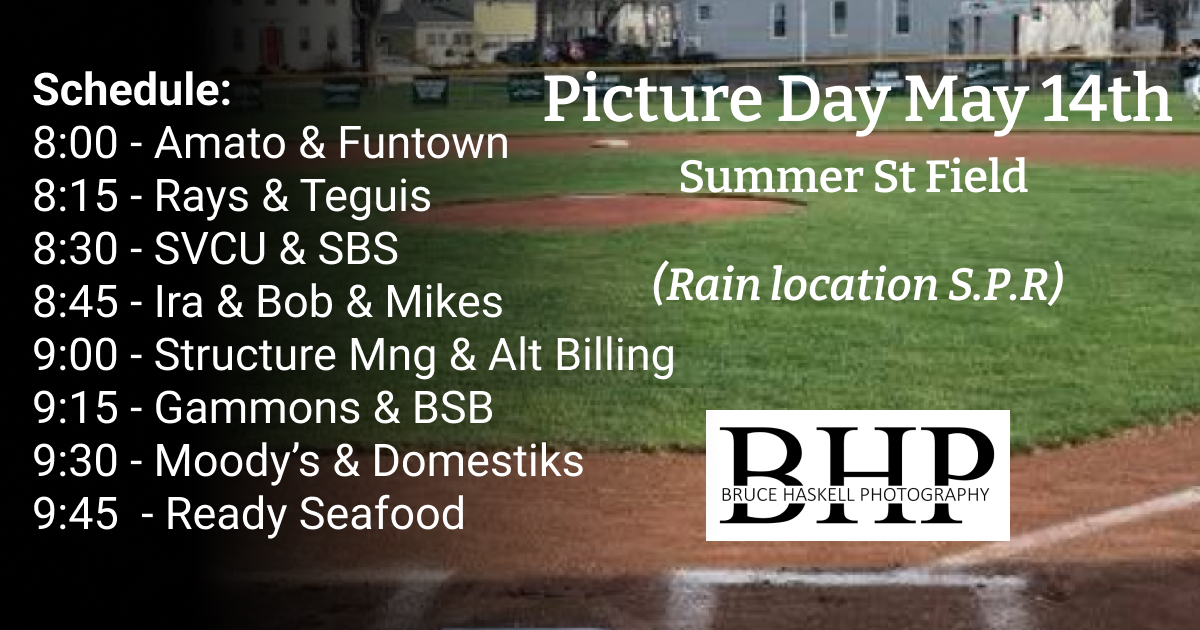Saco_LL's tweet photo. Picture Day is scheduled for May 14th! ⚾️📸 https://t.co/HwpYumt8QQ