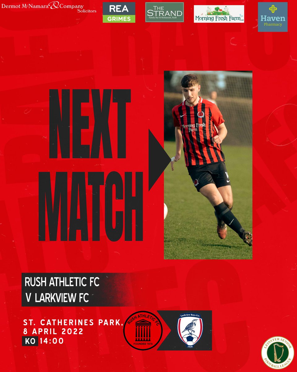 𝙈𝙖𝙩𝙘𝙝𝙙𝙖𝙮:

Last game of the season for our Men’s 1st team this Sunday. First season in Intermediate football which has been full of highs and lows but we have enjoyed every second of it. One last show of support for the lads would be much appreciated.

#RAFC |