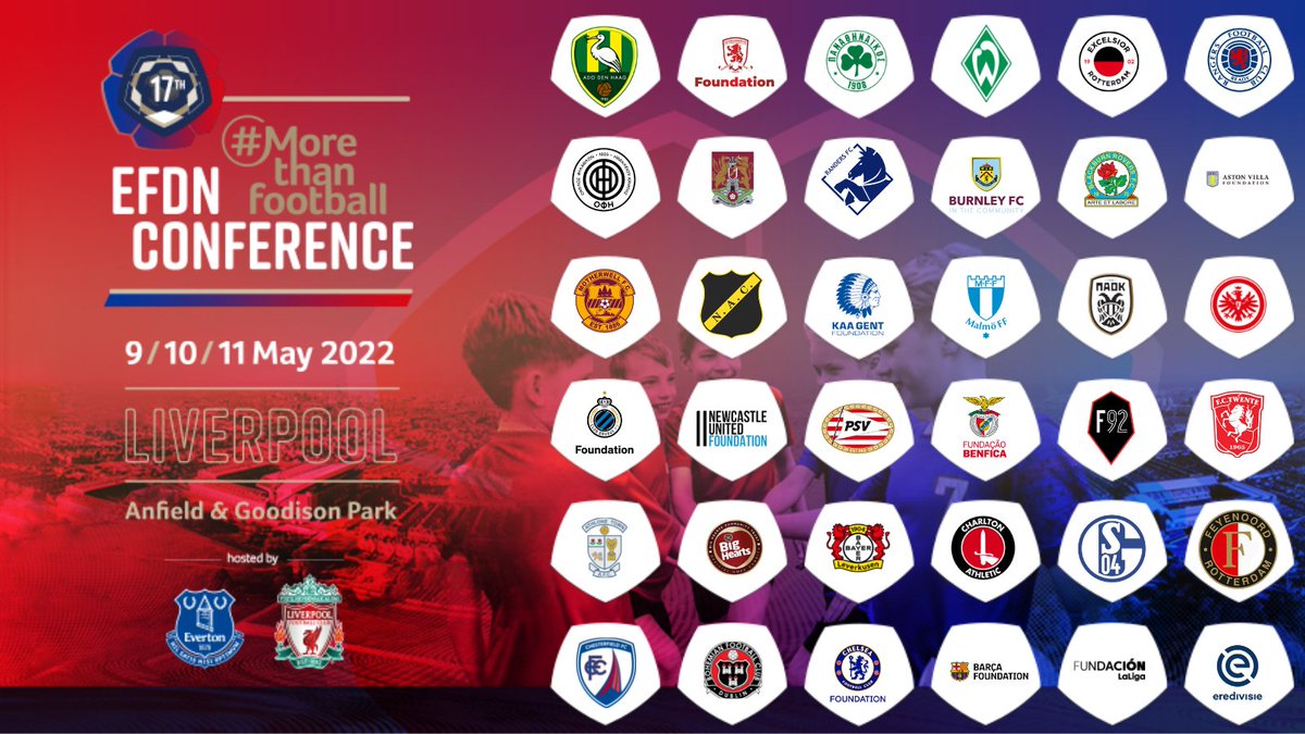 EFDN_tweets's tweet photo. More than 80 clubs, leagues and FAs have registered for the 17th EFDN Conference in Liverpool.
By doing so, they are creating partnerships, exchanging knowledge and promoting the social power of football. ⚽️🤝🌍
#EFDN #morethanfootball #EFDNConference #CSRinFootball https://t.co/hRCtCllm72
