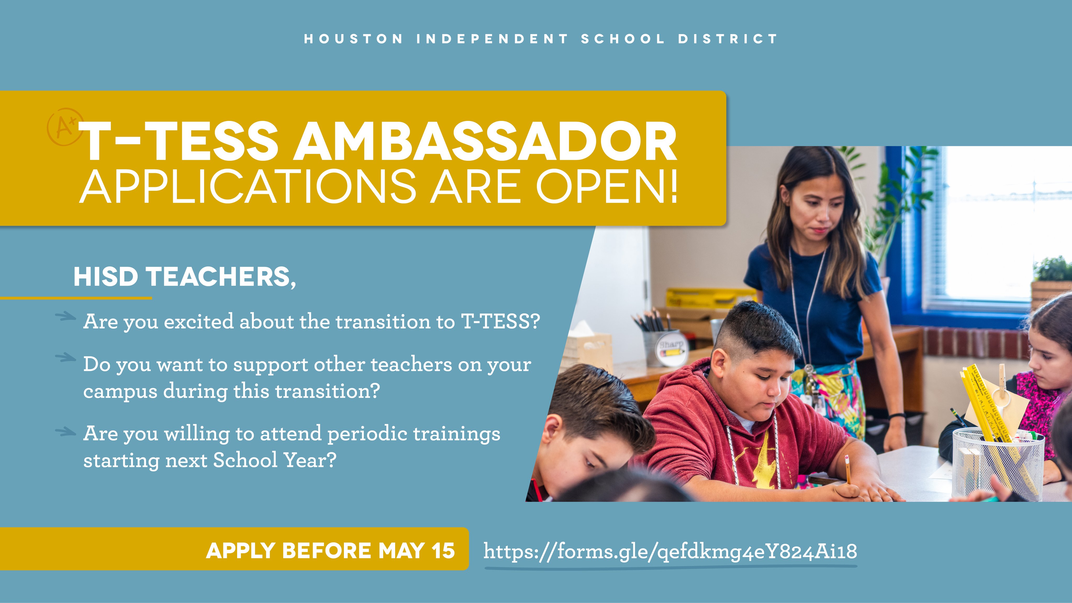 Houston ISD on Twitter "**HISD TEACHERS** Are you excited about the